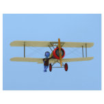 Pilot and Biplane Letterhead Template