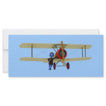 Pilot and Biplane rack cards by packratgraphics Pilot and Biplane rack cards