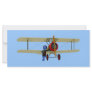 Pilot and Biplane Rack Card