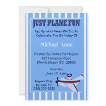 Pilot  Birthday Invitation