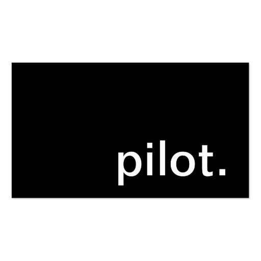 Pilot Business Card