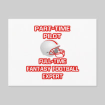 Pilot .. Fantasy Football Expert Post Card