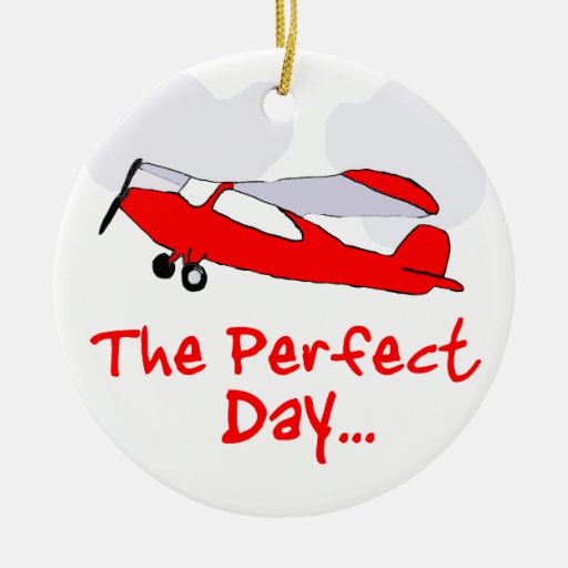 pilot flyling red airplane ceramic ornament zazzle pilot flyling red airplane ceramic ornament zazzle