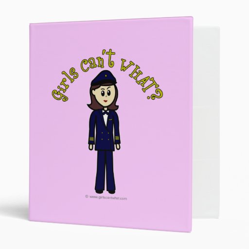 Pilot Girl 3 Ring Binder