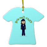 Pilot Girl Christmas Tree Ornament