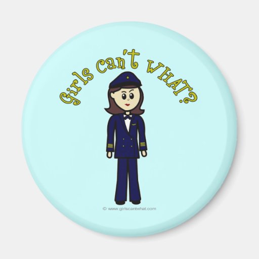 Pilot Girl Magnets