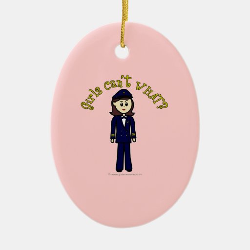 Pilot Girl Ornaments