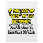 Pilot In Dictionary...My Picture Personalized Flyer