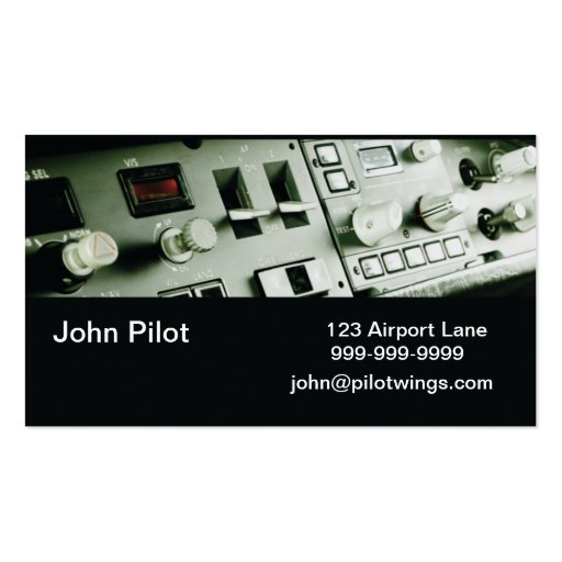 Pilot Instruments Business Cards