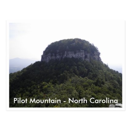 Pilot Mountain - North Carolina Postcard