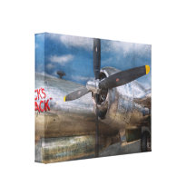 Pilot - Plane - The B-29 Superfortress Gallery Wrapped Canvas