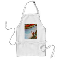 Pilot Waving Apron