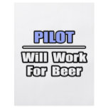 Pilot...Will Work For Beer Custom Flyer