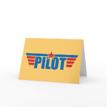 Pilot Wings Badge - Aviation Card