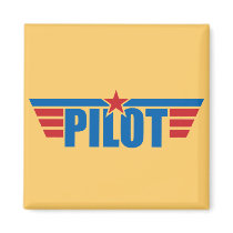 Pilot Wings Badge - Aviation Magnet