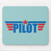 Pilot Wings Badge - Aviation Mousepad