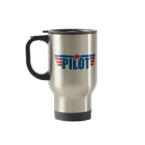 Pilot Wings Badge - Aviation Coffee Mugs