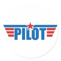 Pilot Wings Badge - Aviation Sticker