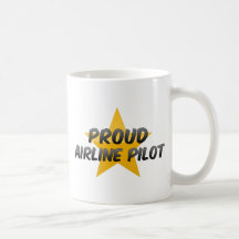 Piloto orgulloso de la línea aérea tazas