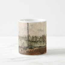 Pilot's Jetty, Le Havre, Morning; Camille Pissarro Coffee Mug