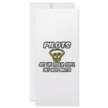Pilots...Regular People, Only Smarter Rack Card