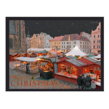 Pilsen - Christmas Market Lights Post Cards