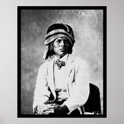 Pima Indian Portrait 1882