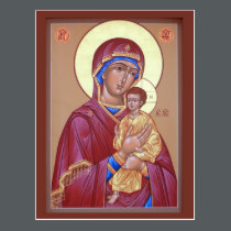Pimen Mother of God Prayer Card postcards