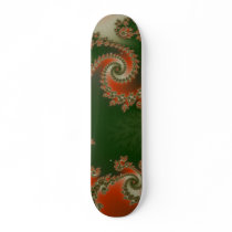Pimento Olive Double Spiral Skateboard