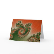 Pimento Olive Triple Twirl Greetings Card
