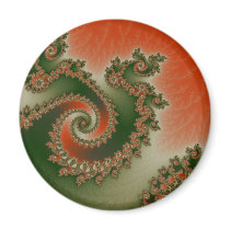 Pimento Olive Triple Twirl Magnet