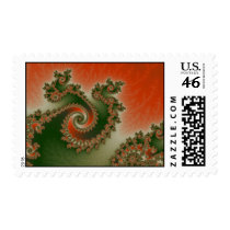 Pimento Olive Triple Twirl Postage Stamp