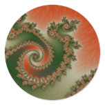 Pimento Olive Triple Twirl Stickers