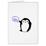 Pimento the friendly penguin card