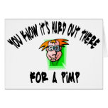 PIMP GREETING CARD