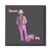 Pimp Obama and the Pig magnets by BIGNUMPT Pimp Obama and the Pig magnets