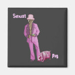 Pimp Obama and the Pig Refrigerator Magnet