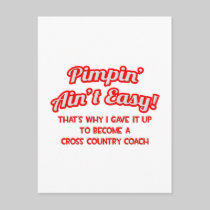 Pimpin' Ain't Easy .. Cross Country Coach Postcard