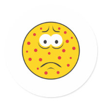 Pimple Zits Smiley Face stickers