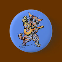 Pin:  Cat by Louis Wain buttons
