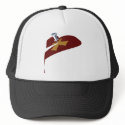 Pin Cross Heart Drip hats by PlasmicSteve Pin Cross Heart Drip hats
