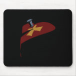 Pin Cross Heart Drip Mouse Mats