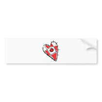 pin cushion heart bumper stickers by doonidesigns pin cushion heart bumper stickers