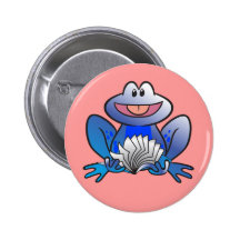 Pin de la rana del libro