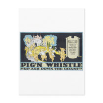 Pin N Whistle postcards by vintagegiftmall Pin N Whistle postcards
