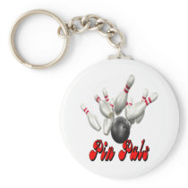 Pin Pals bowling Keychain