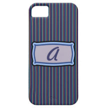 Pin Striped Monogram Iphone 5 Case