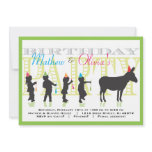Pin the Tail on the Donkey Birthday Invitation