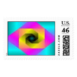 Pin Trough Postage Stamps
