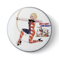 Pin-up Archer Button